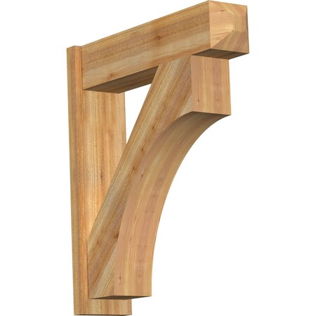 Ekena Millwork Westlake Rough Sawn Craftsman Outlooker, Western Red Cedar, 8"W x 32"D x 36"H OUT08X32X36WTL04RWR